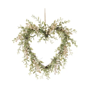 Sparkle Berry Heart Wreath