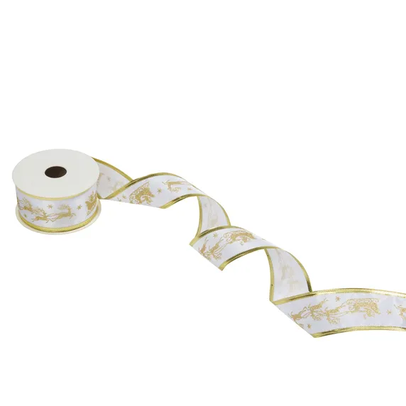 Sparkle Sleigh Premium Ribbon - 38mm