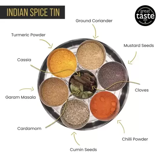 Spice Kitchen Indian Spice Tin - image 2