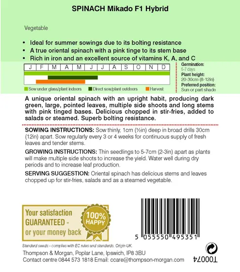 Spinach Mikado F1 - image 2