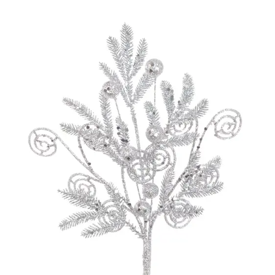 Spiral Foliage Decorative Stem