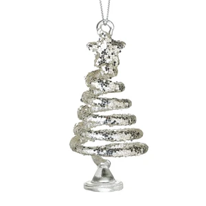 Spiral Glass Tree Hanging Decoration