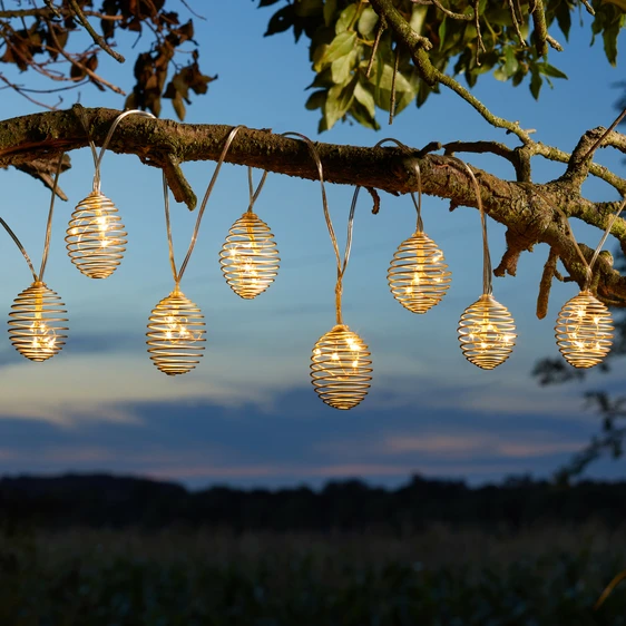 Spiral Solar String Lights - image 1