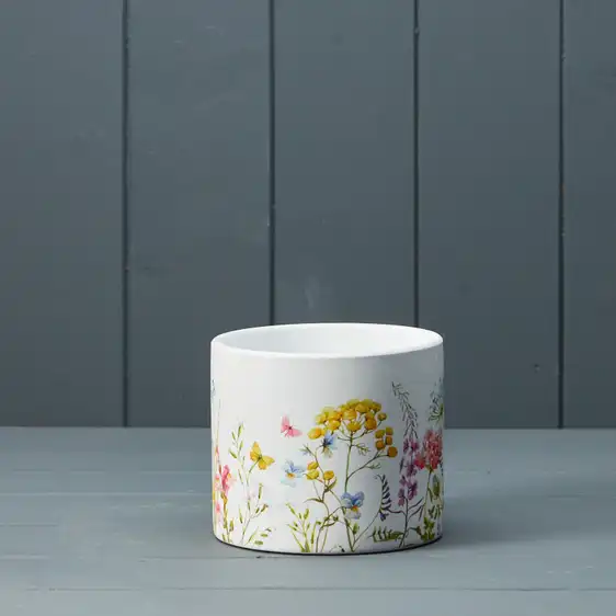 Spring Meadow Print Pot Ø12cm