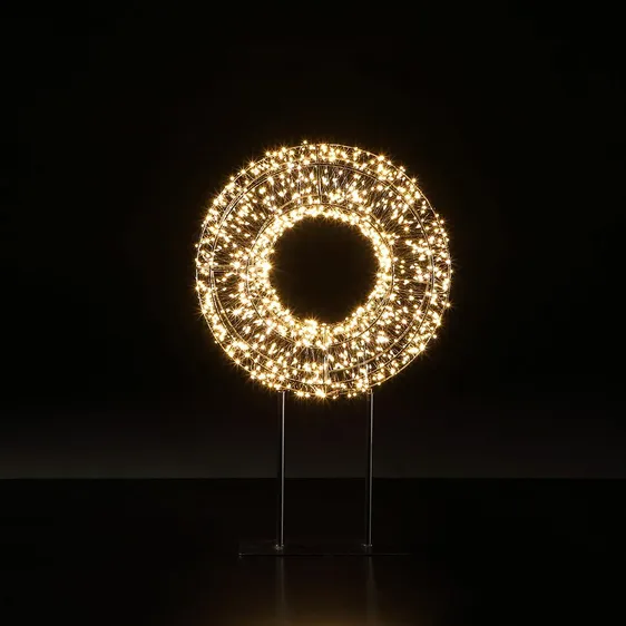 Standing Wreath Light - 30cm