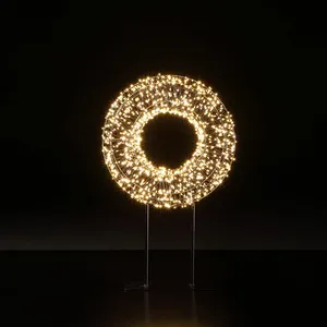 Standing Wreath Light - 30cm