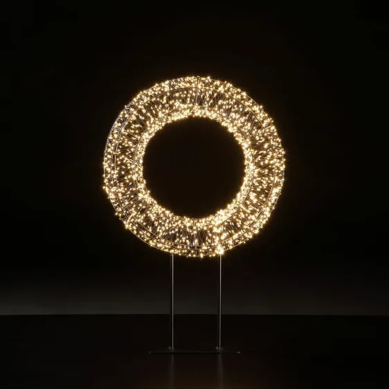 Standing Wreath Light - 40cm