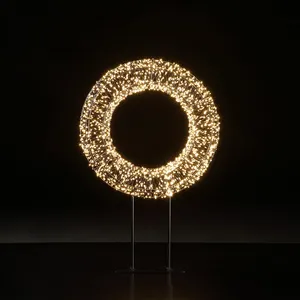 Standing Wreath Light - 40cm