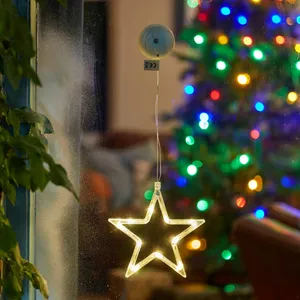 Star Light Window Hanger - White