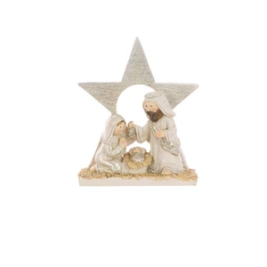 Star Nativity Scene Ornament