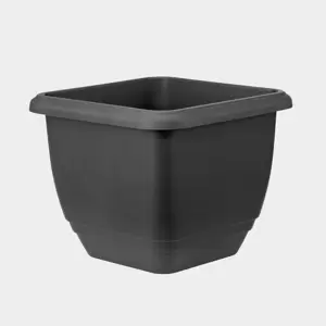 Stewart Balconniere Square Black Planter - 30cm