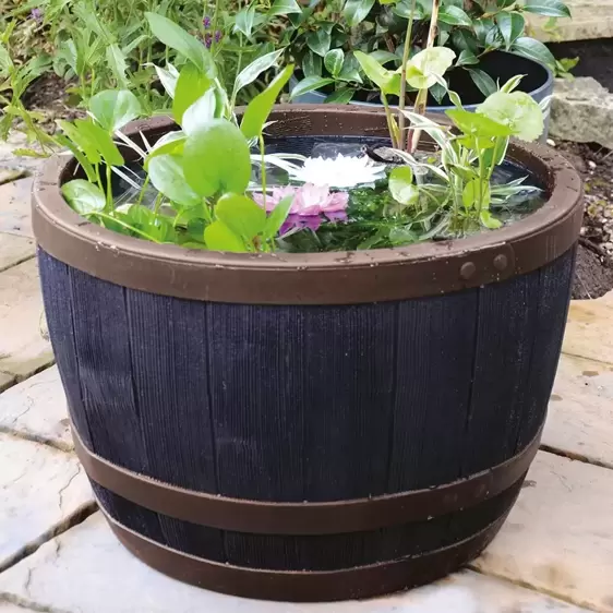 Stewart Blenheim Copper Barrel Planter - 40cm - image 1