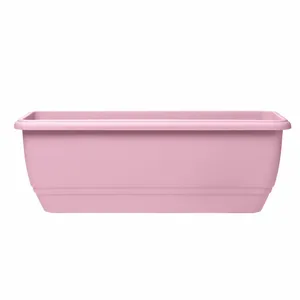 Stewart Chalk Pink Patio Trough Planter