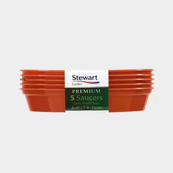 Stewart Flower Pot Saucer 5 Pack - 10cm