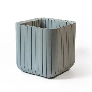 Stewart Green Cube Pot 29cm
