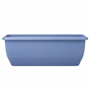 Stewart Patio Trough Planter - Cornflower Blue