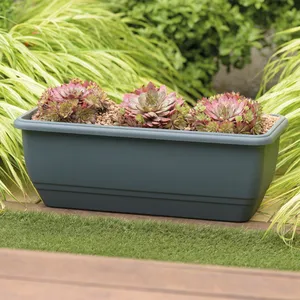 Stewart Patio Trough Planter - Slate Grey - image 1