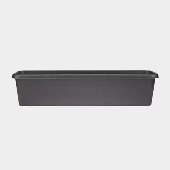 Stewart Terrace Black Trough Planter - 60cm