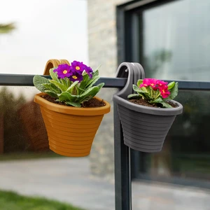 Stewart Urban Single Hanging Pot - Anthracite