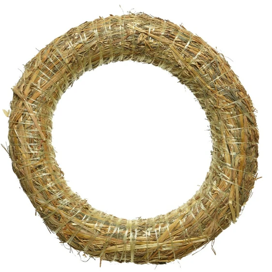 Straw Wreath - Medium