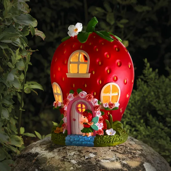 Strawberry Fairy House