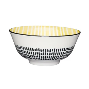 Stripe Yellow Bowl - image 1