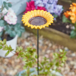 Sunflower Bird Feeder Stake