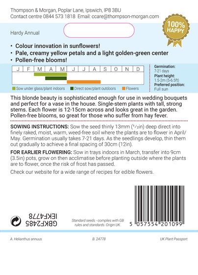 Sunflower Pro Cut White Lite F1 - image 2