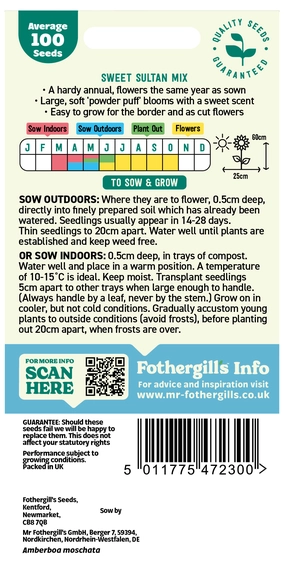 Sweet Sultan Mixed - image 2