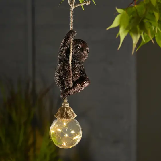 Swinging Sloth Garden Light - image 1