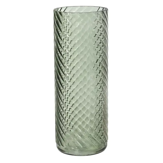 Swirl Pattern Glass Vase - image 2