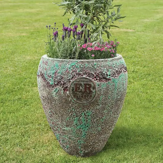 Tall Jade Urn Planter - Large - image 1