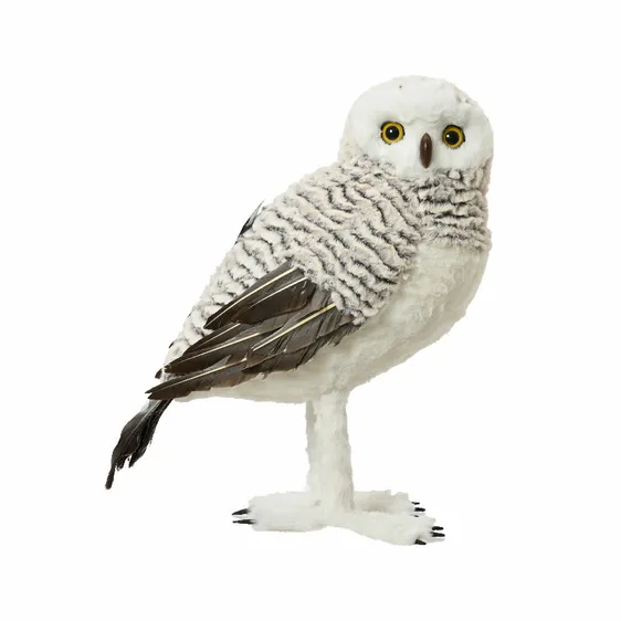 Tall Snowy Owl Decoration - Flying - image 2