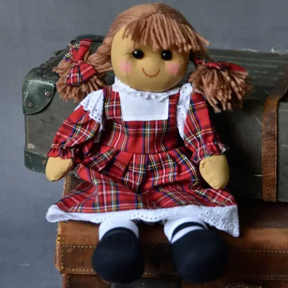 Tartan Dress Rag Doll