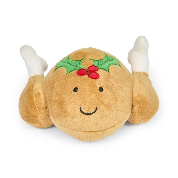 Tasha Turkey Plush Dog Toy