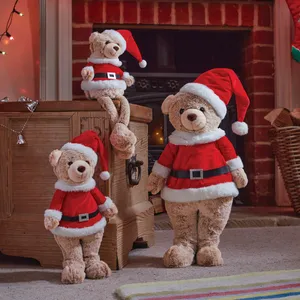 Teddy Santa Plush Decoration - Medium - image 2