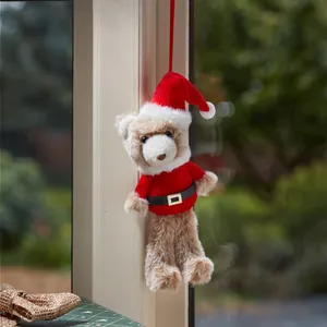 Teddy Santa Plush Pendant