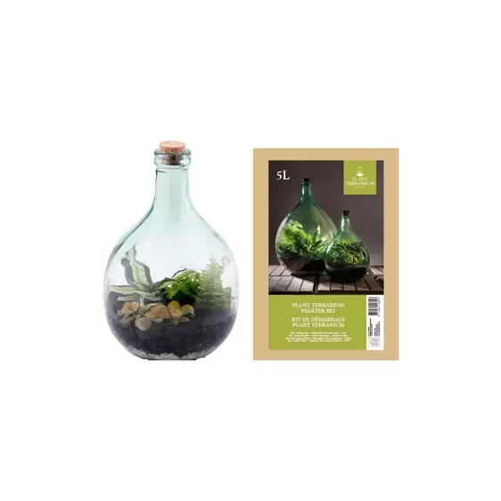 Terrarium Bottle Planter with Tools 5L - image 2