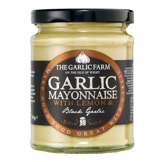 The Garlic Farm Black Garlic Mayonnaise 240g