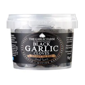 The Garlic Farm Black Garlic Ready to Eat Cloves 50g