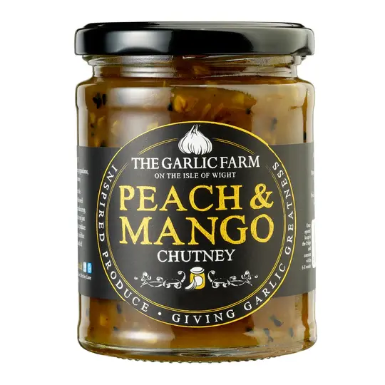 The Garlic Farm Peach & Mango Chutney 300g