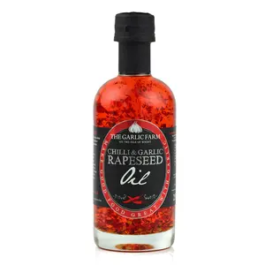 The Garlic Farm Rapeseed Oil with Garlic & Chilli 230ml