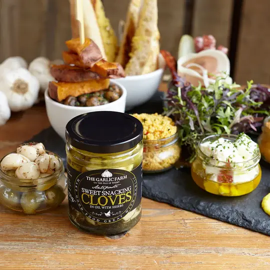 The Garlic Farm Sweet Snacking Cloves with Herbs 270g - image 2
