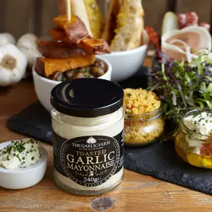 The Garlic Farm Toasted Garlic Mayonnaise 240g - image 2