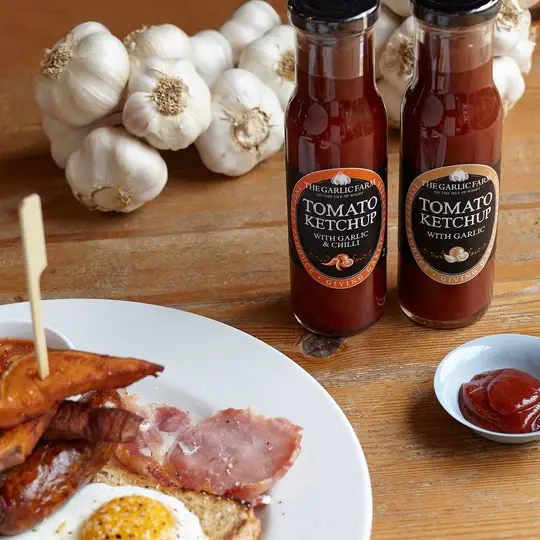 The Garlic Farm Tomato Ketchup with Garlic 255g - image 2