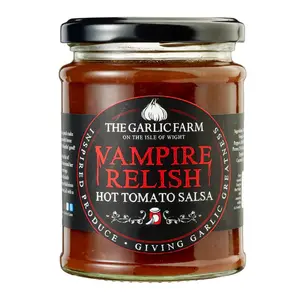 The Garlic Farm Vampire Relish - Hot Tomato Salsa 275g
