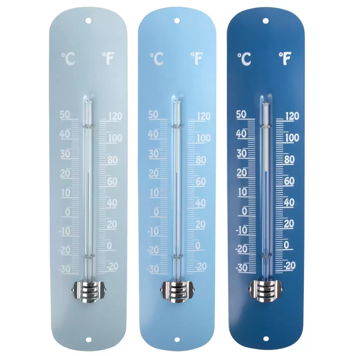 Thermometer Shades of Blue Cowell's Garden Centre Woolsington