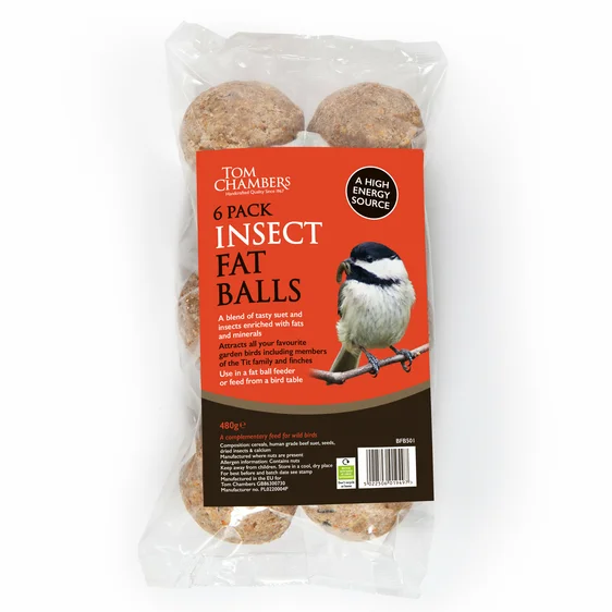 Tom Chambers Insect Fat Balls 6 Pack