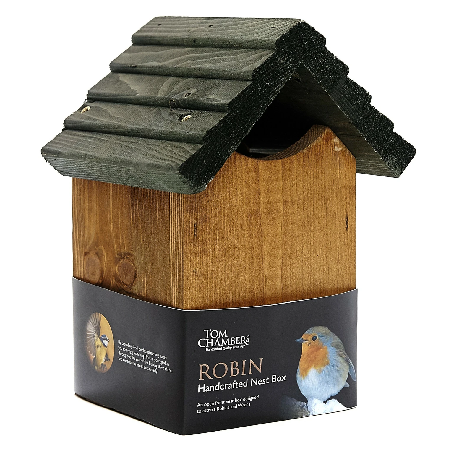 Tom Chambers Robin Nest Box - Cowell's Garden Centre | Woolsington