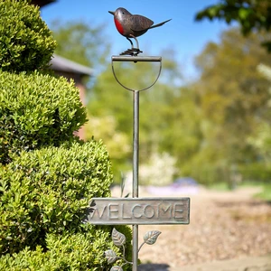 Tom Chambers Robin & Spade Plant Stake